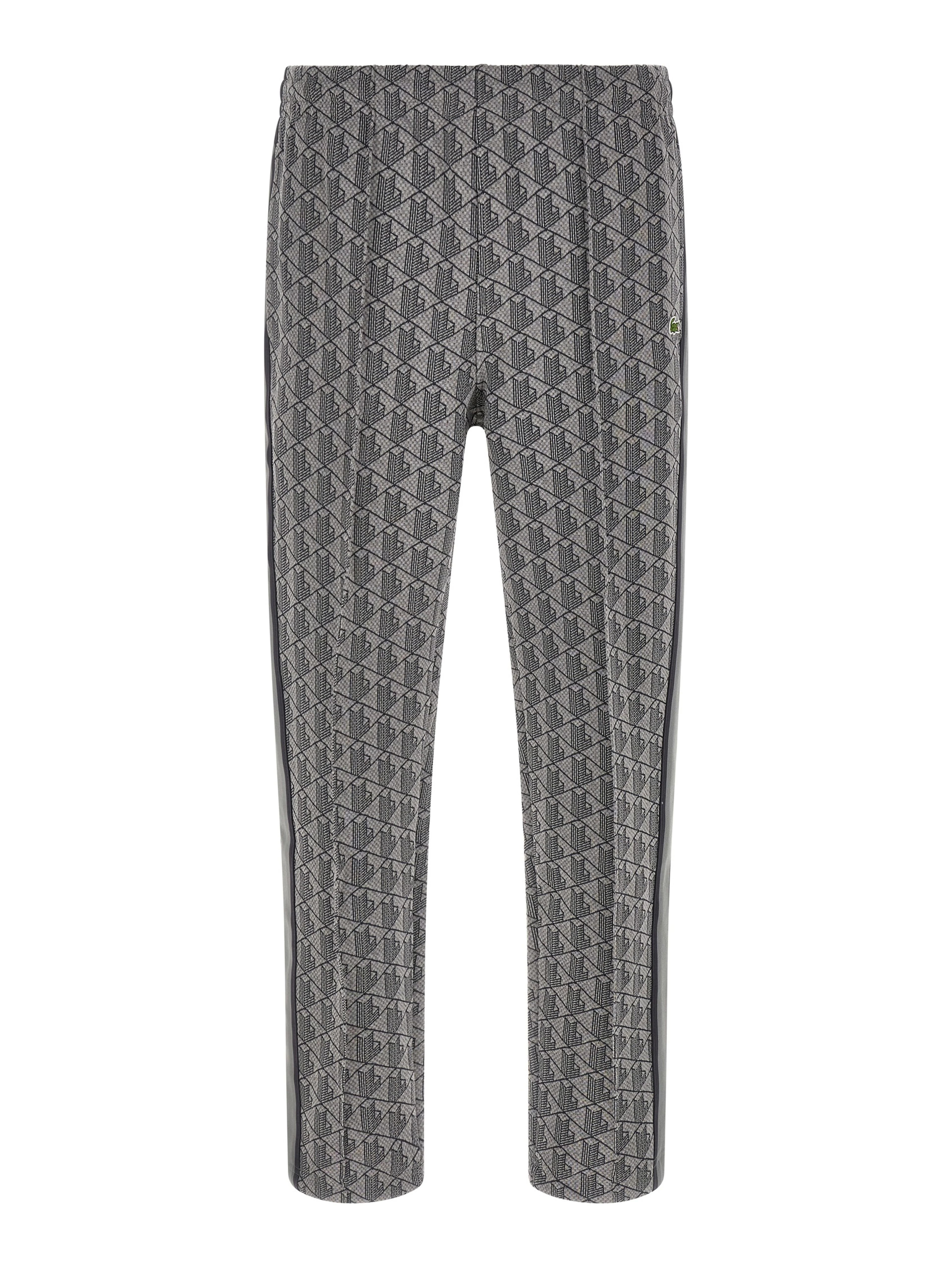 Gray Polyester Joggers (Workout Pants)