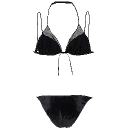 Black Polyester Bikini