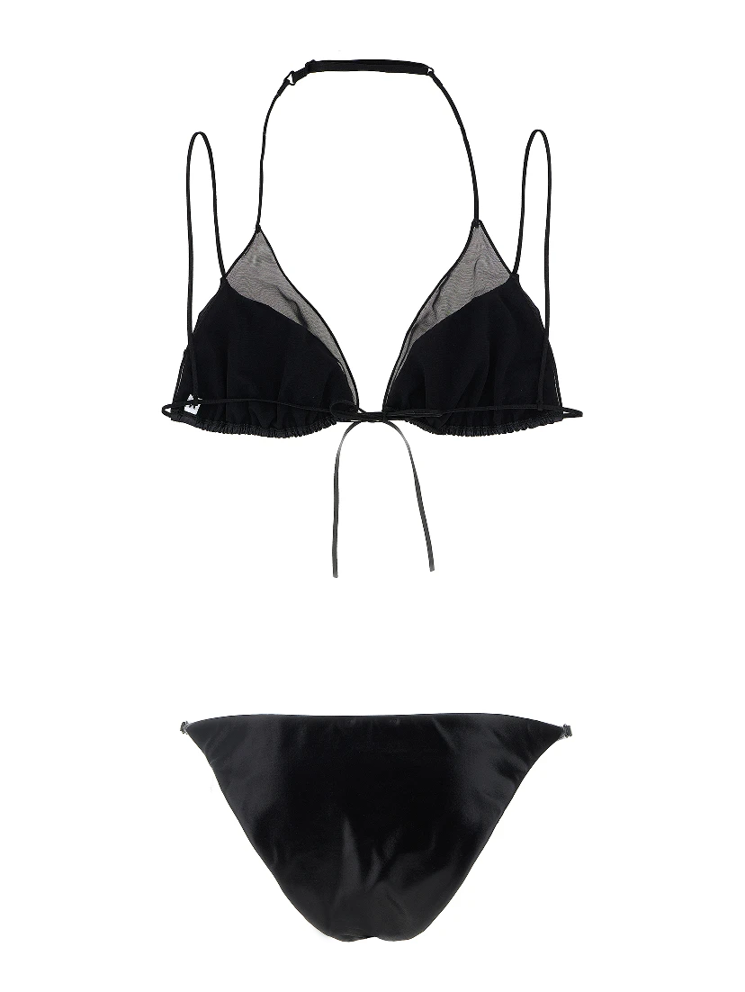 Black Polyester Bikini