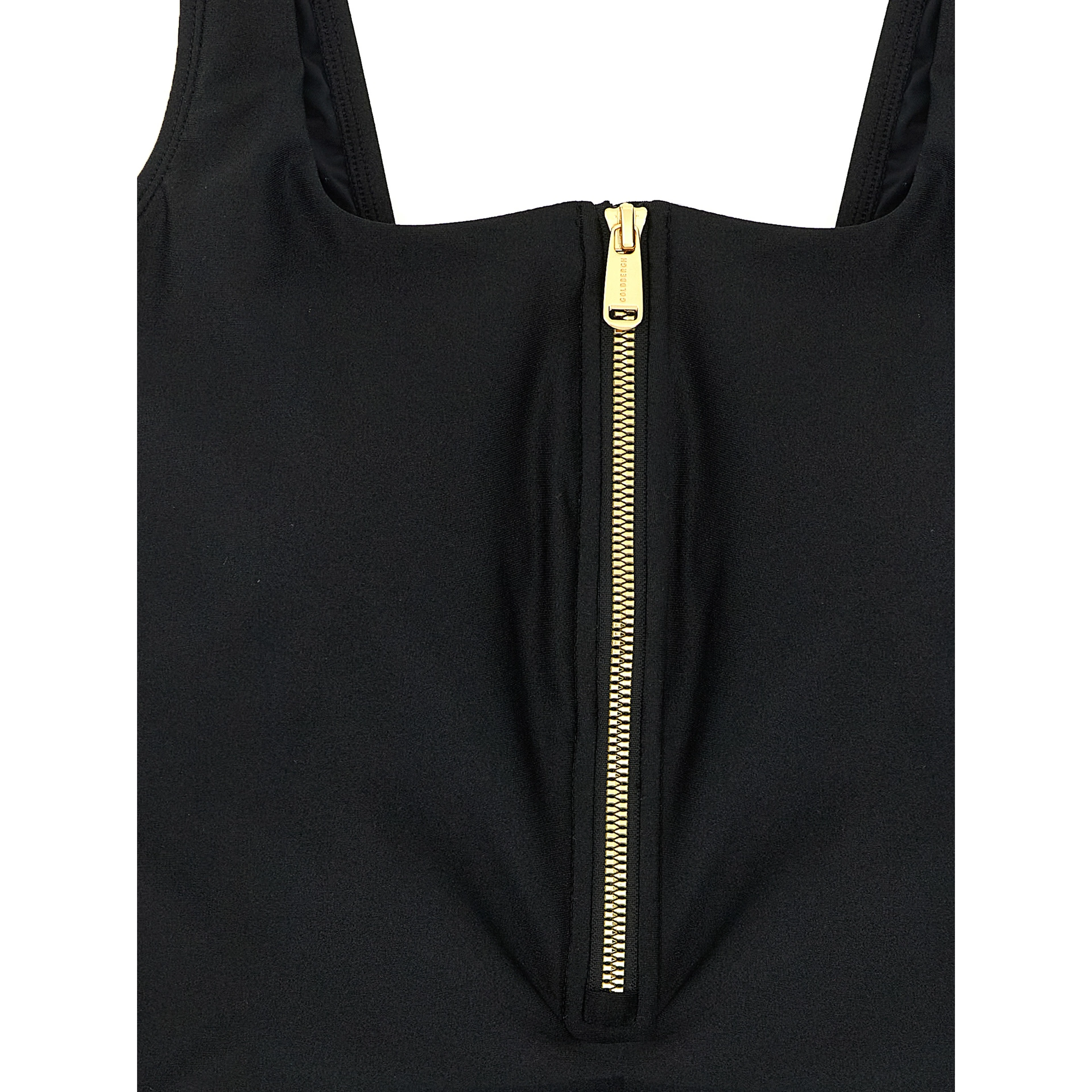 Black Polyamide One-Piece Swimsuit