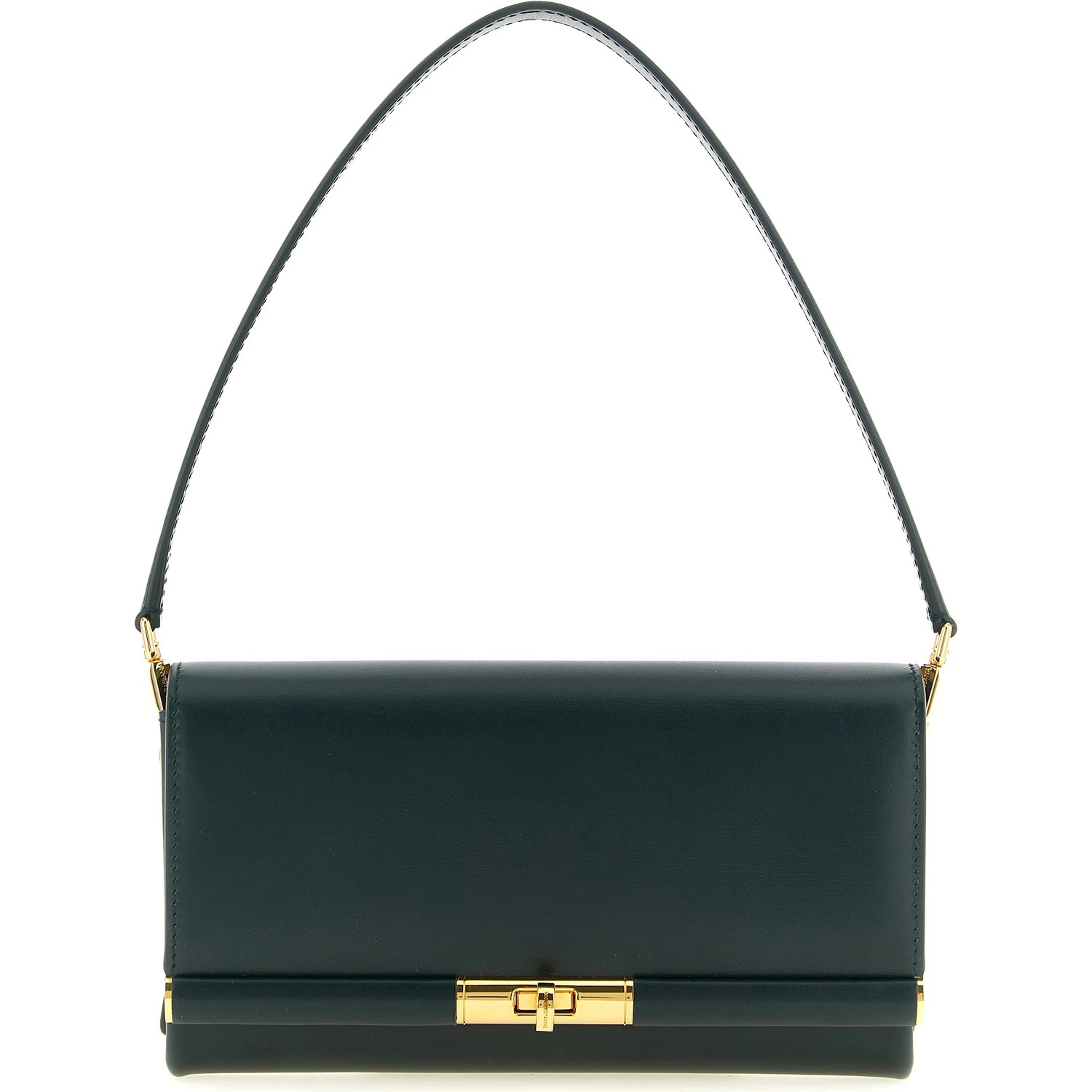 Bicolor Calfskin Shoulder Bag