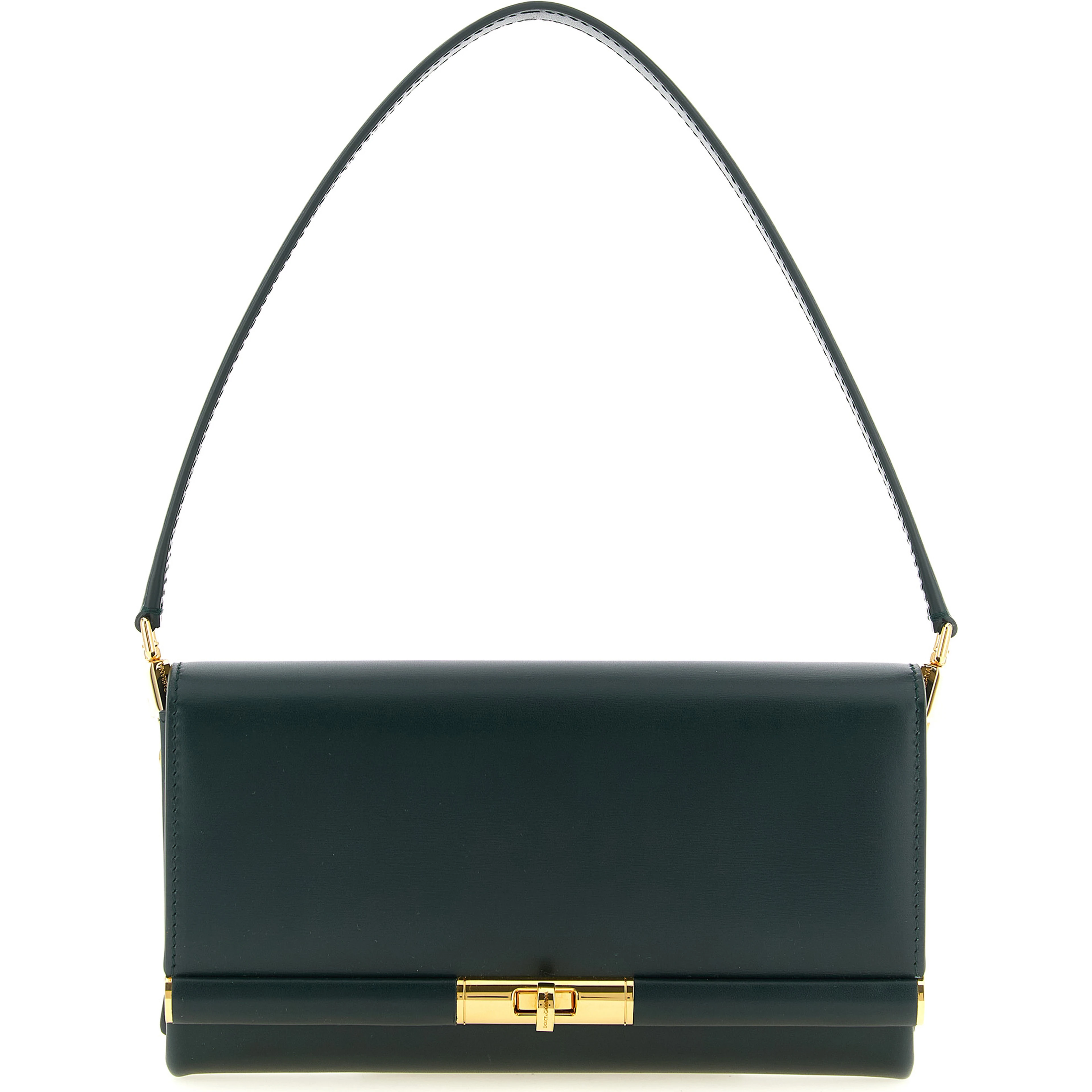 Bicolor Calfskin Shoulder Bag