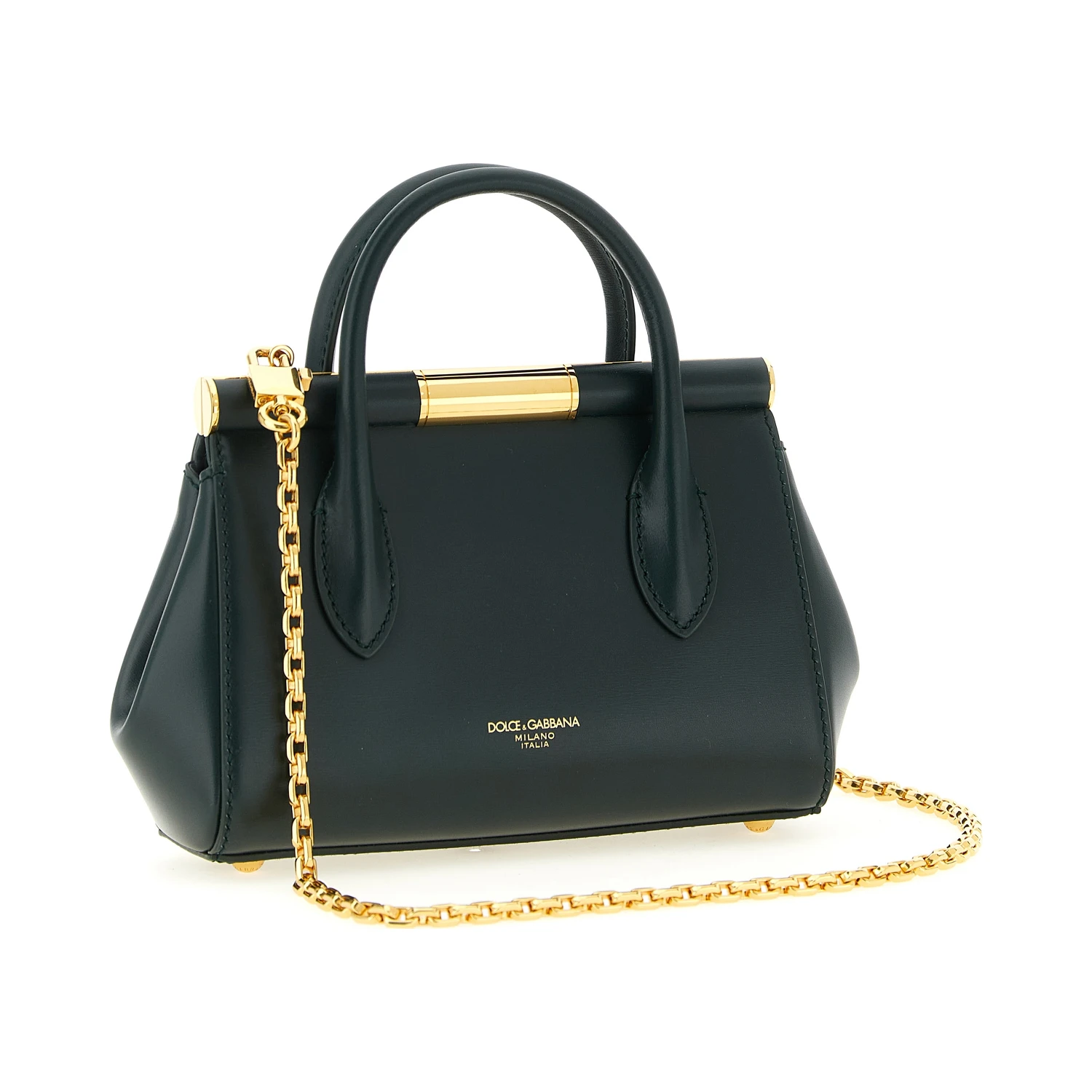 Bicolor Calfskin Handbag