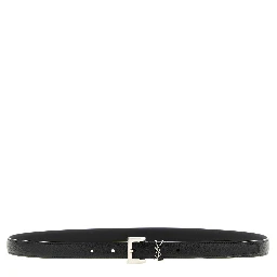 Black Calfskin Regular Belt