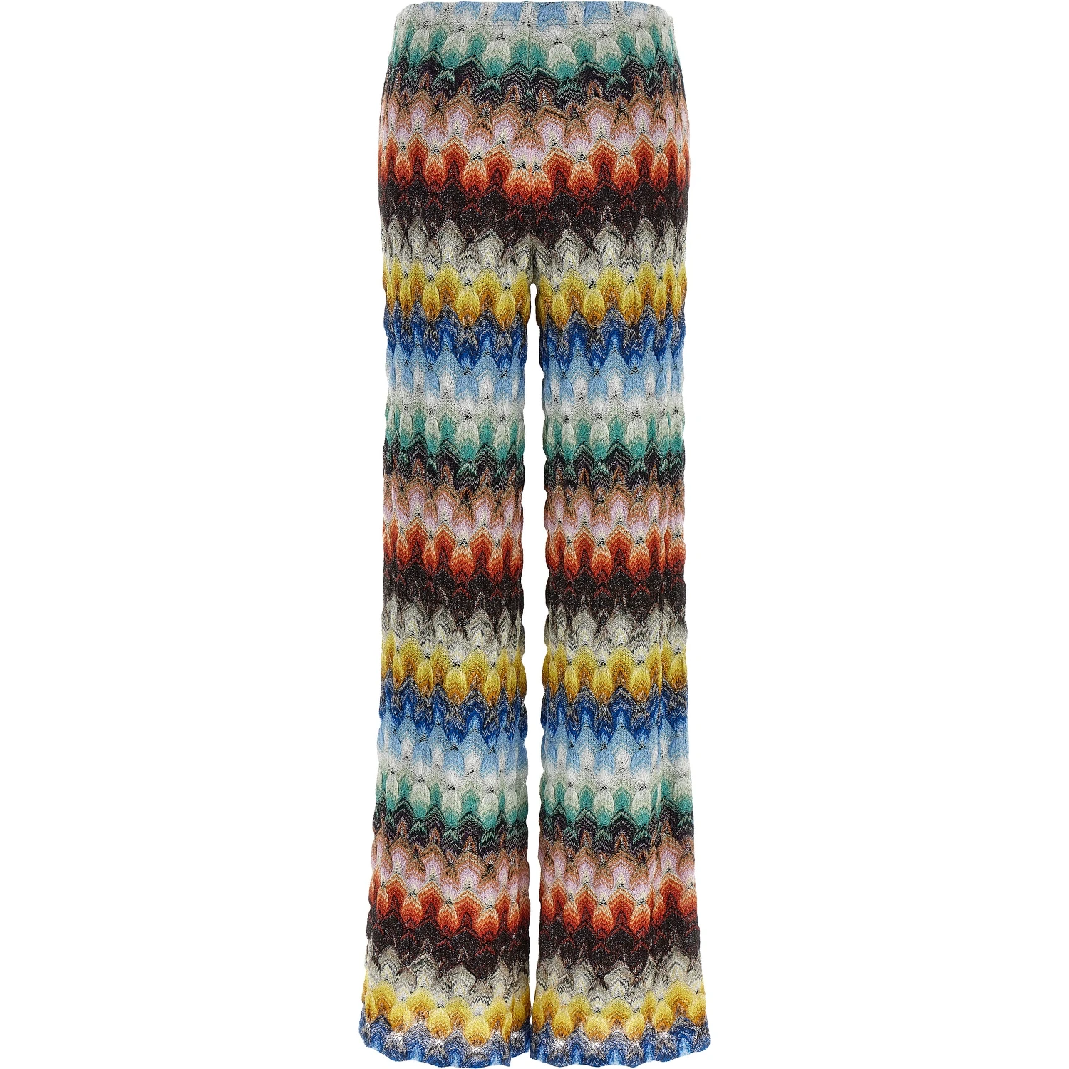Multicolor Viscose Casual Pants