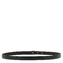 Black Calfskin Regular Belt