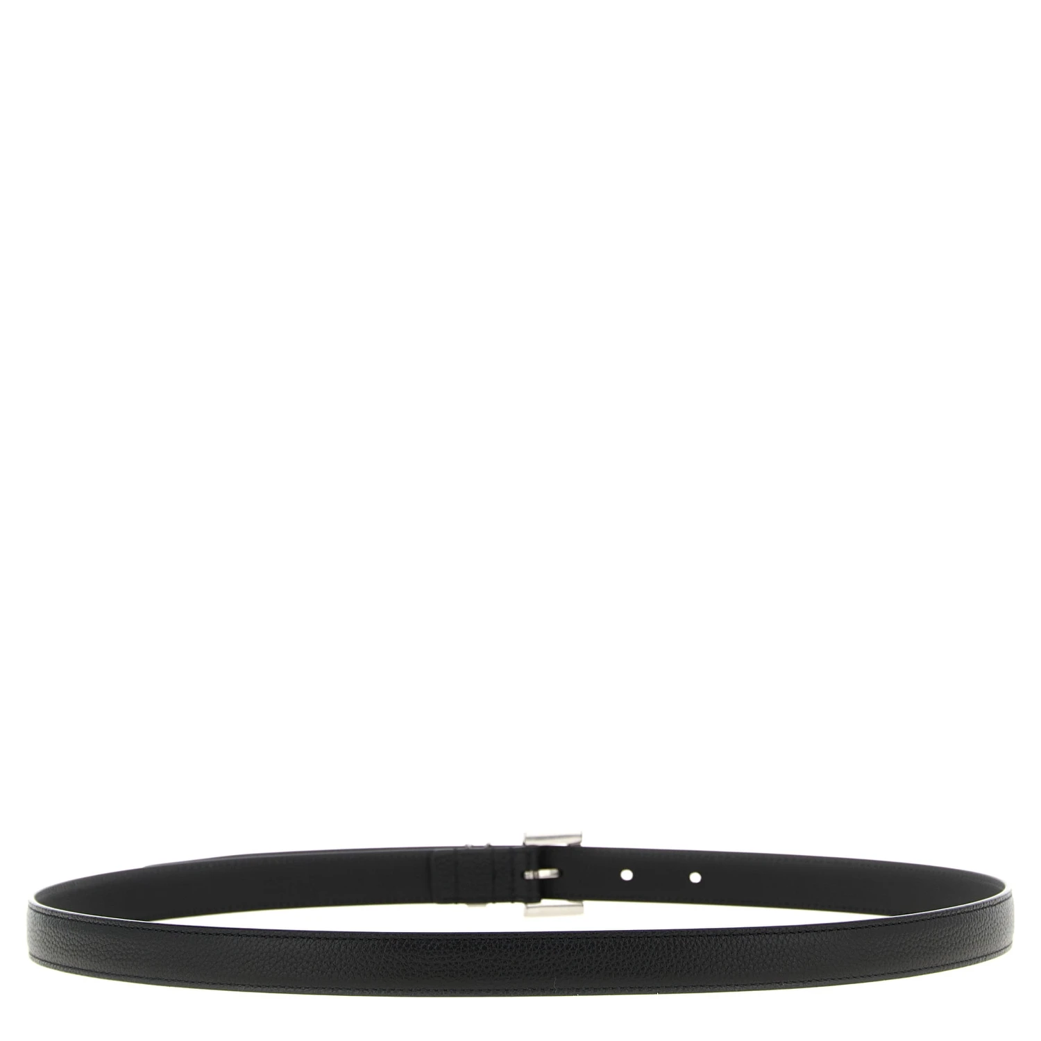 Black Calfskin Regular Belt