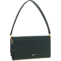Bicolor Calfskin Shoulder Bag