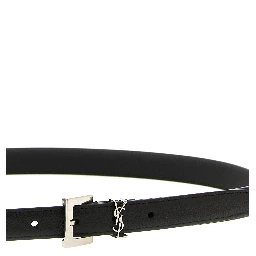 Black Calfskin Regular Belt