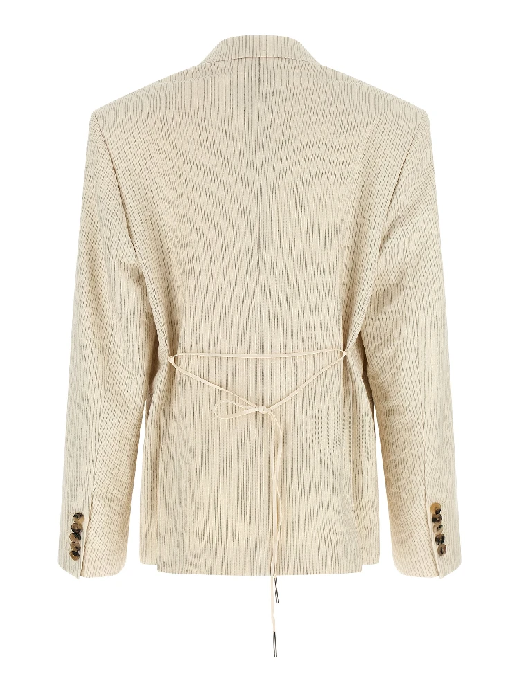 Beige Cotton Blazer alternative