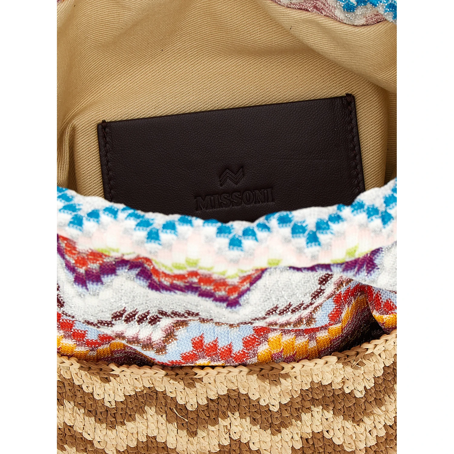 Multicolor Cotton Crossbody Bag