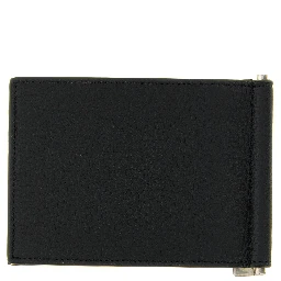 Black Calfskin Money Clip