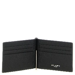 Black Calfskin Money Clip