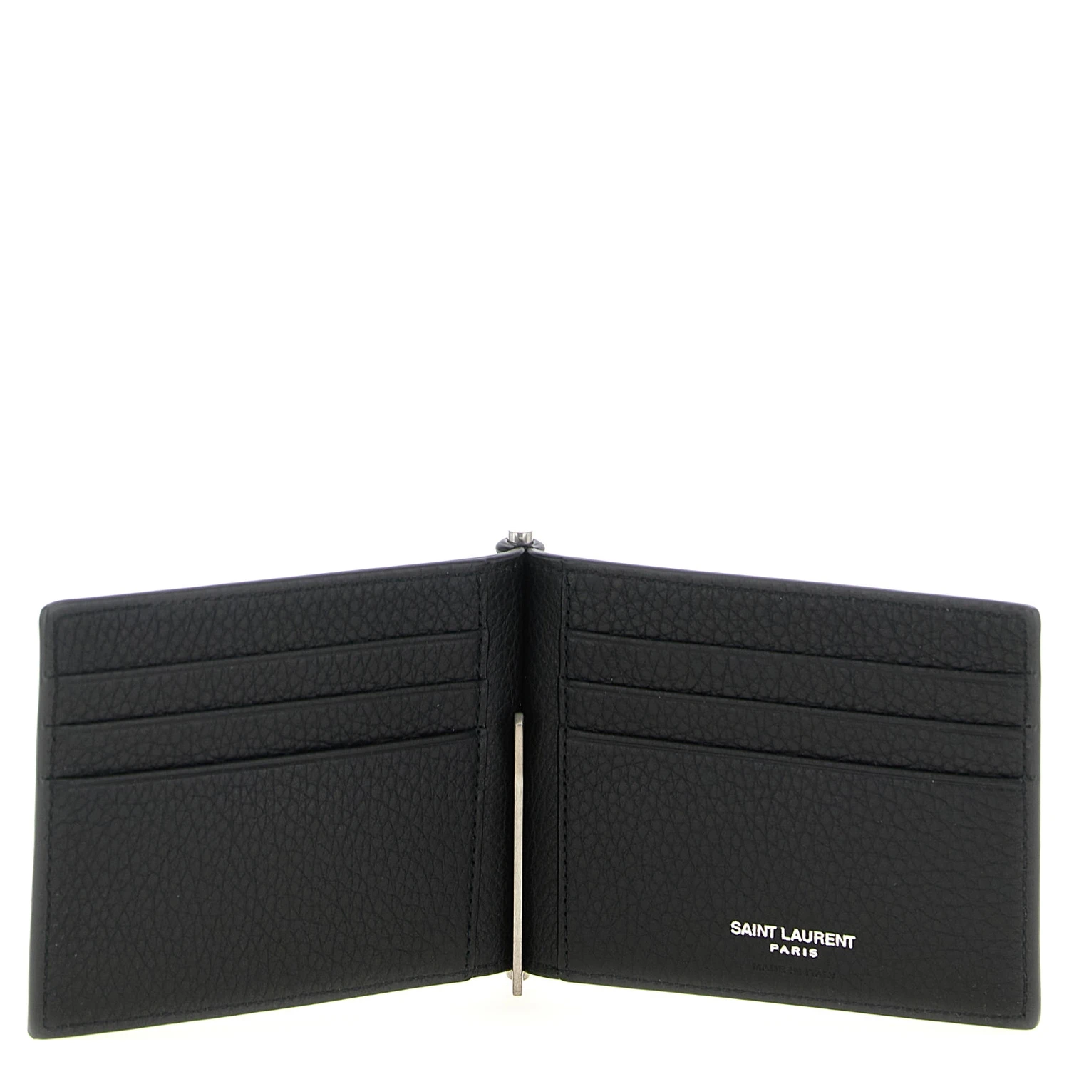 Black Calfskin Money Clip