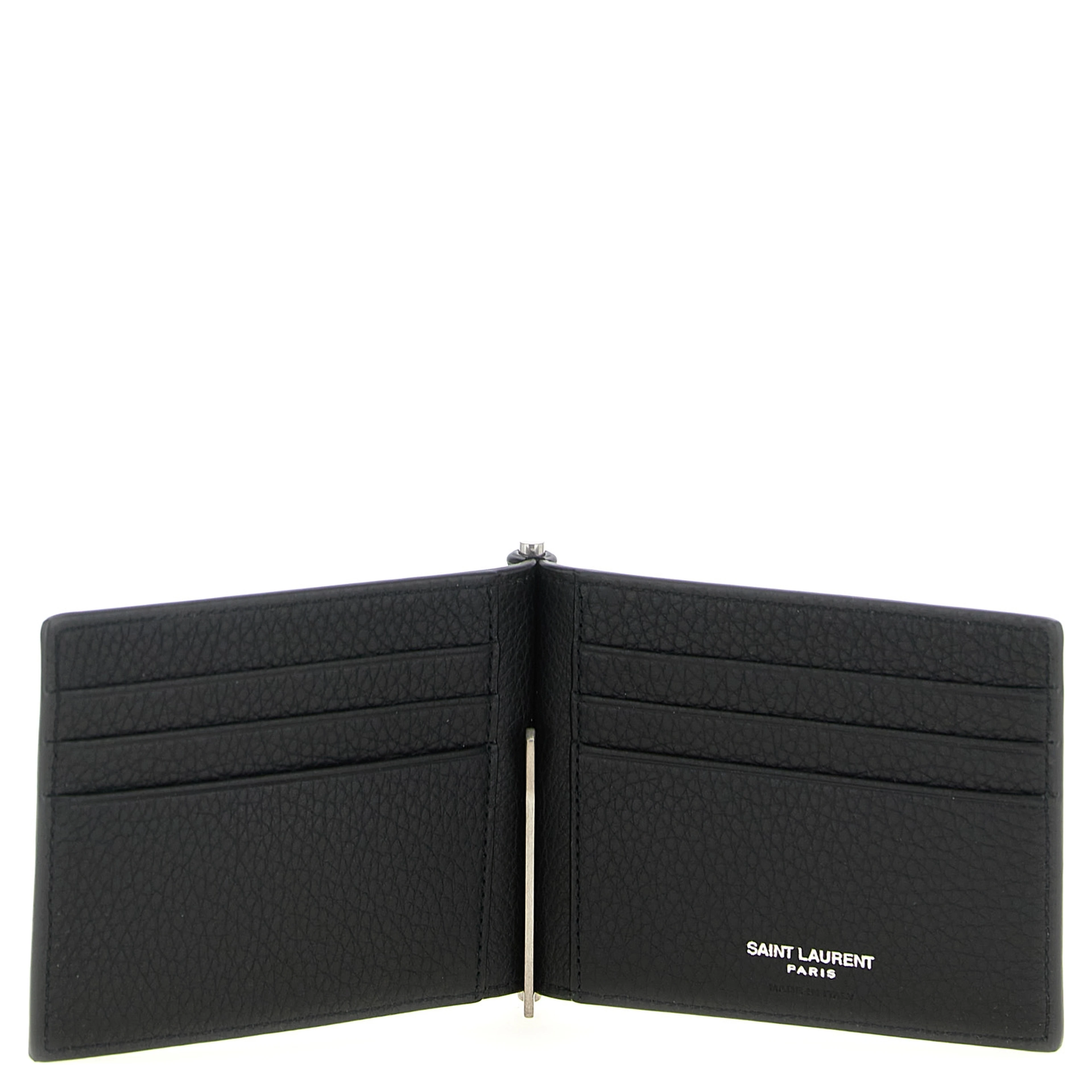 Black Calfskin Money Clip