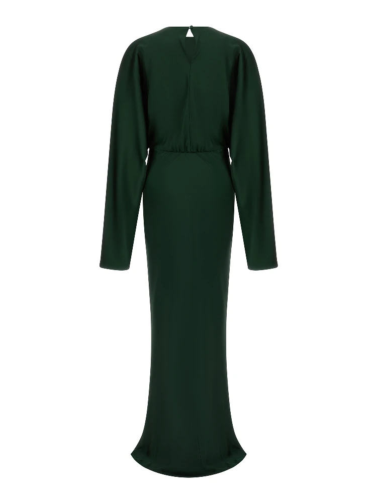Bicolor Polyester Long Dress alternative