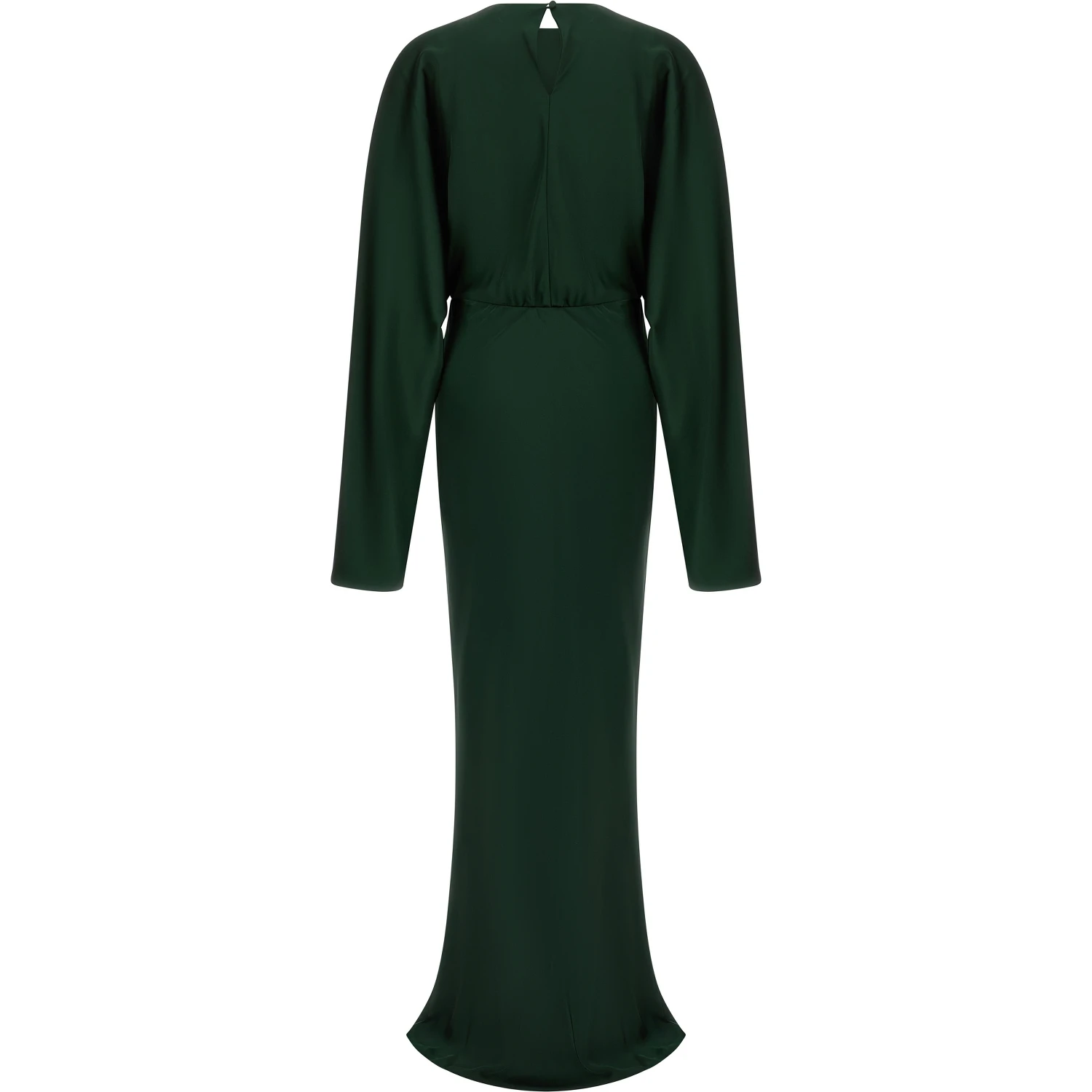 Bicolor Polyester Long Dress