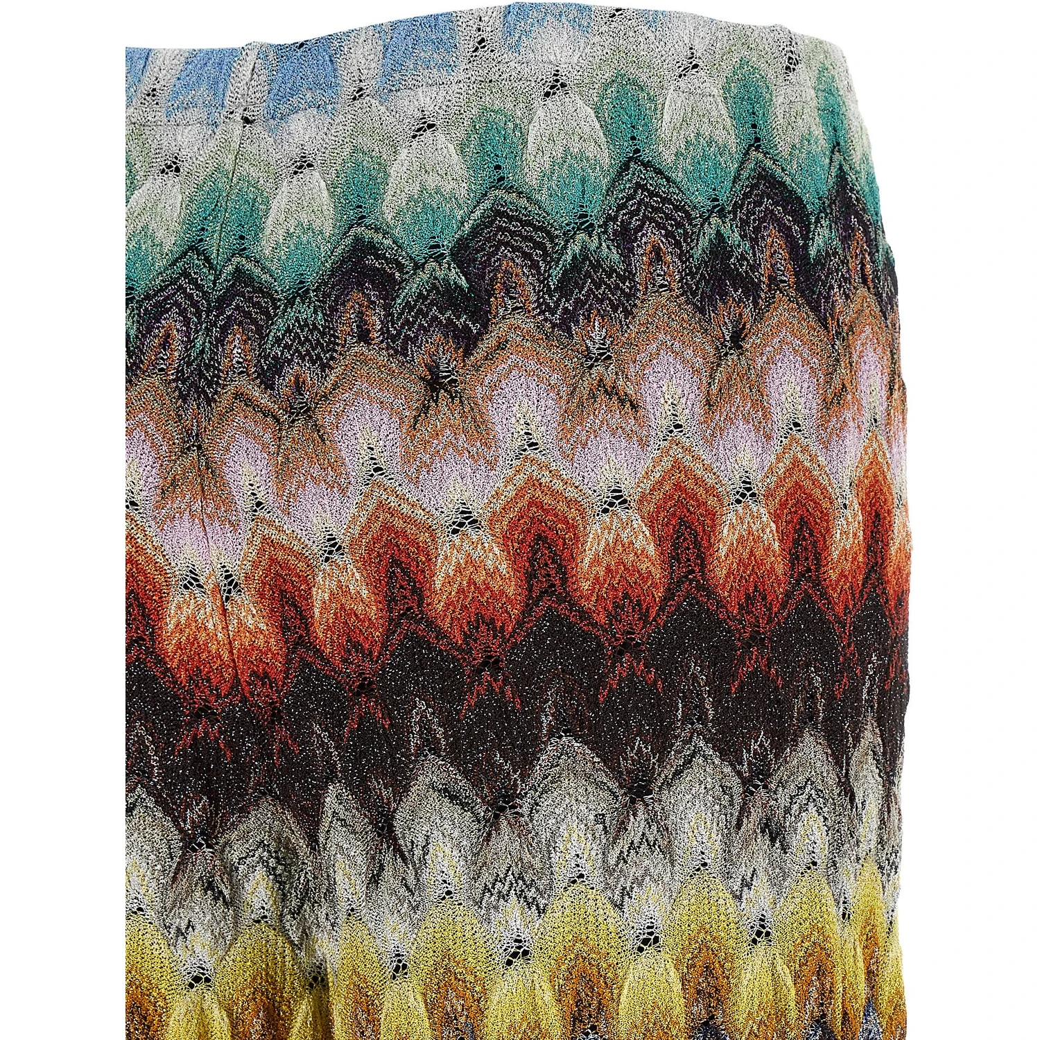 Multicolor Viscose Casual Pants