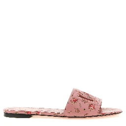 Multicolor Calfskin Slides