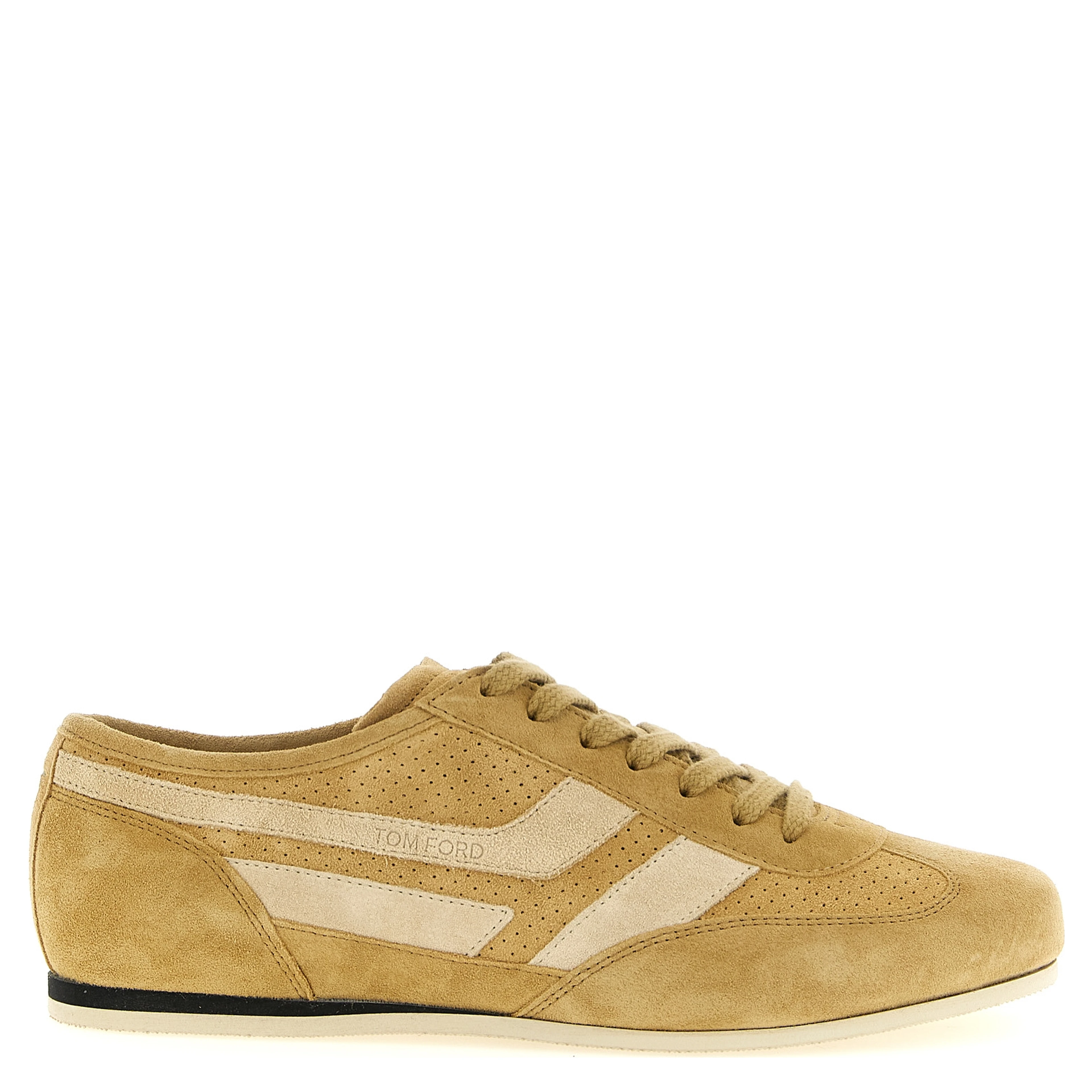 Beige Calfskin Sneakers