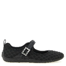 Black Polyamide Ballet Flats