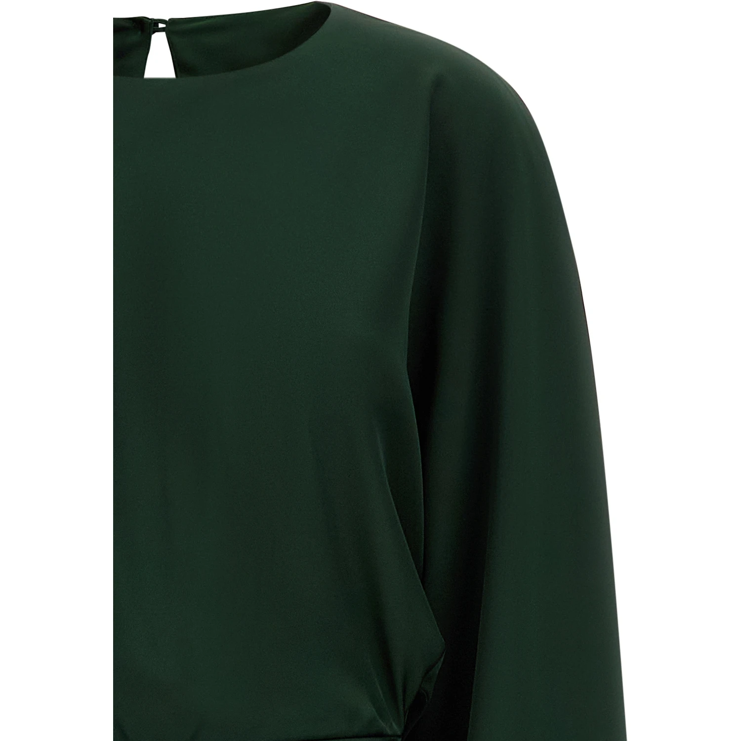 Bicolor Polyester Long Dress