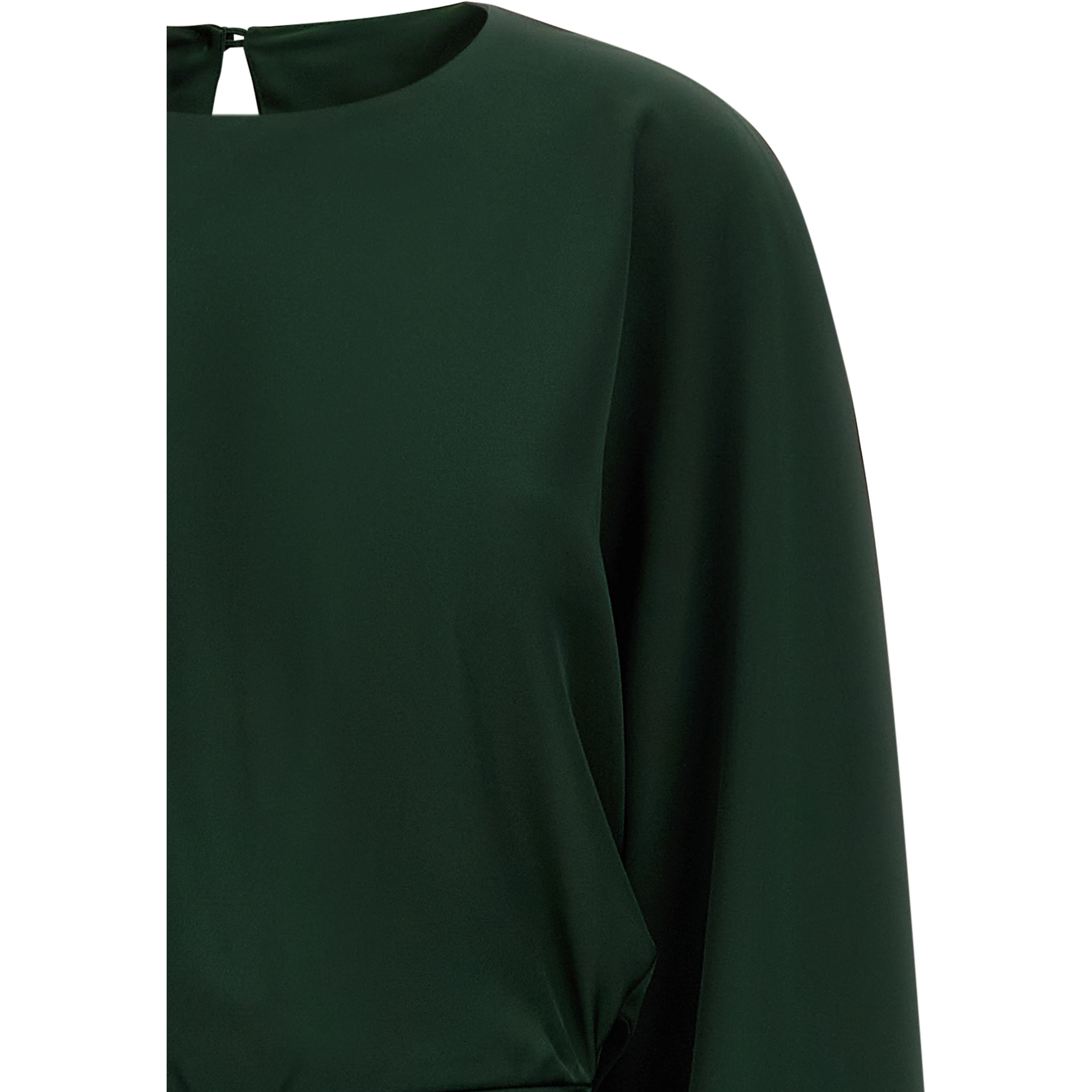 Bicolor Polyester Long Dress