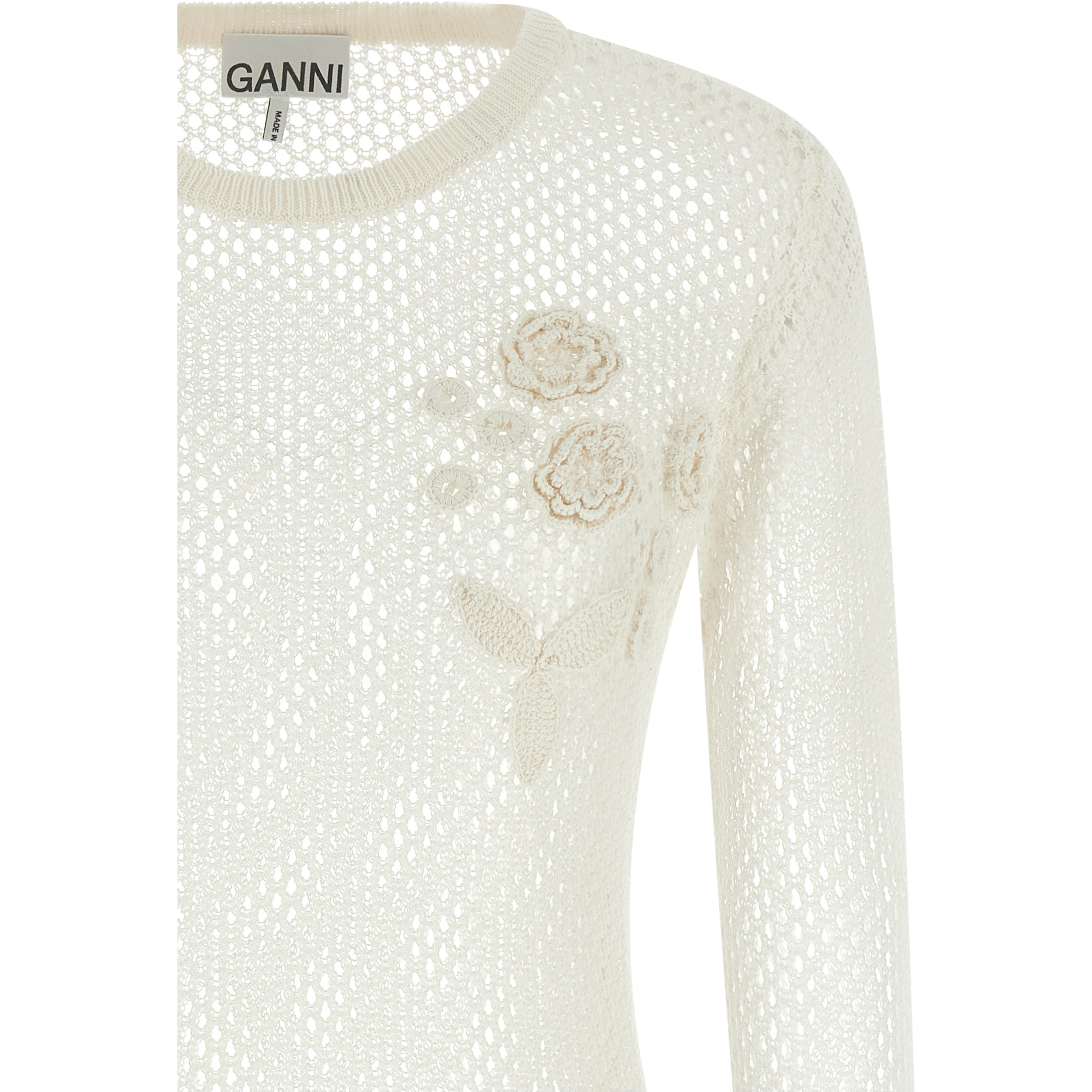 White Organic Cotton Cardigan