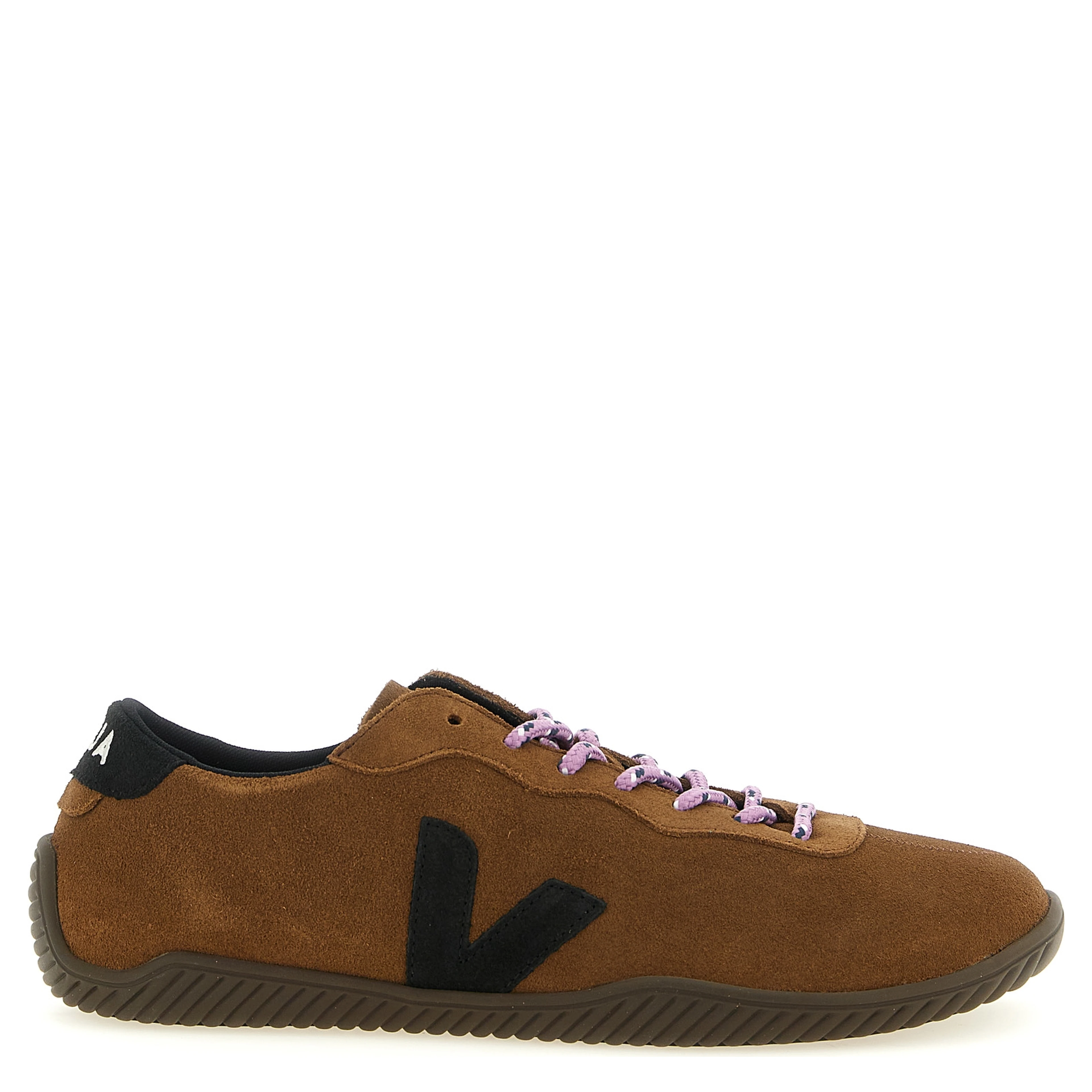 Brown Calfskin Low Top Sneakers