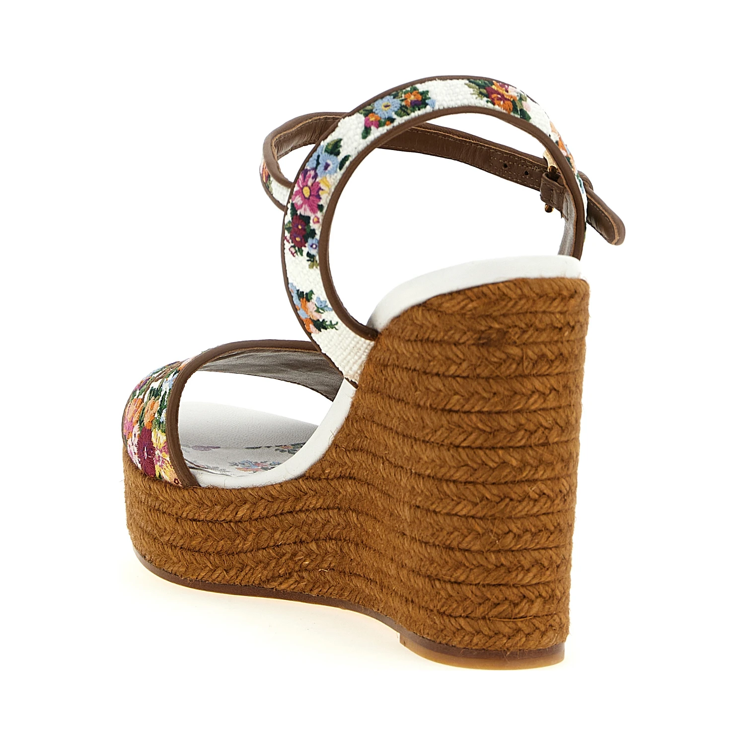 Multicolor Polyamide Wedge Sandals