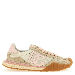 Multicolor Polyamide Athletic Sneakers