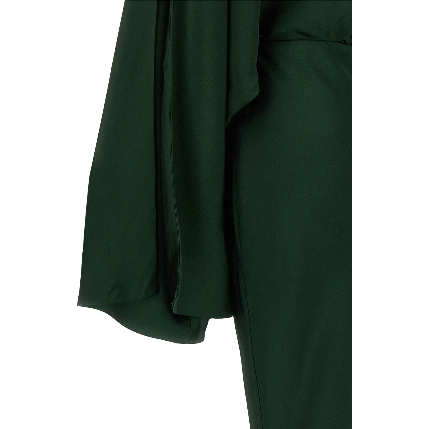 Bicolor Polyester Long Dress