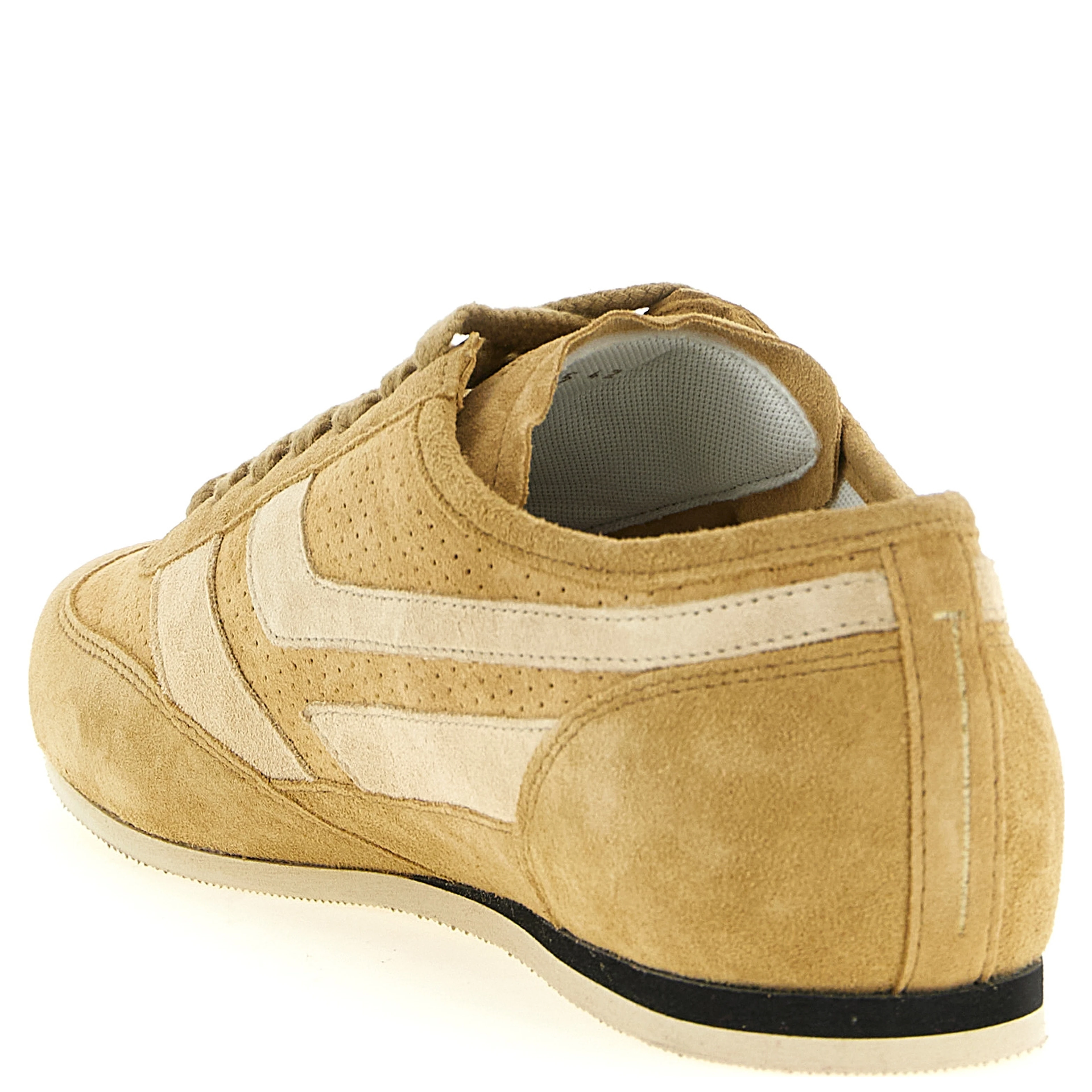 Beige Calfskin Sneakers
