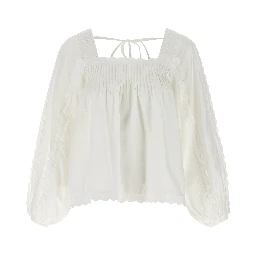White Cotton Blouse