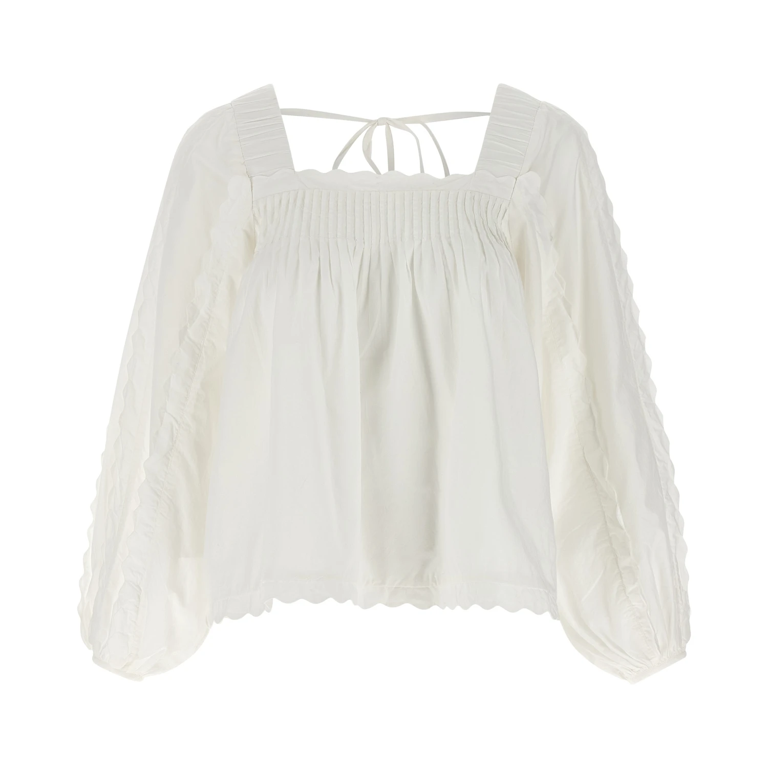 White Cotton Blouse