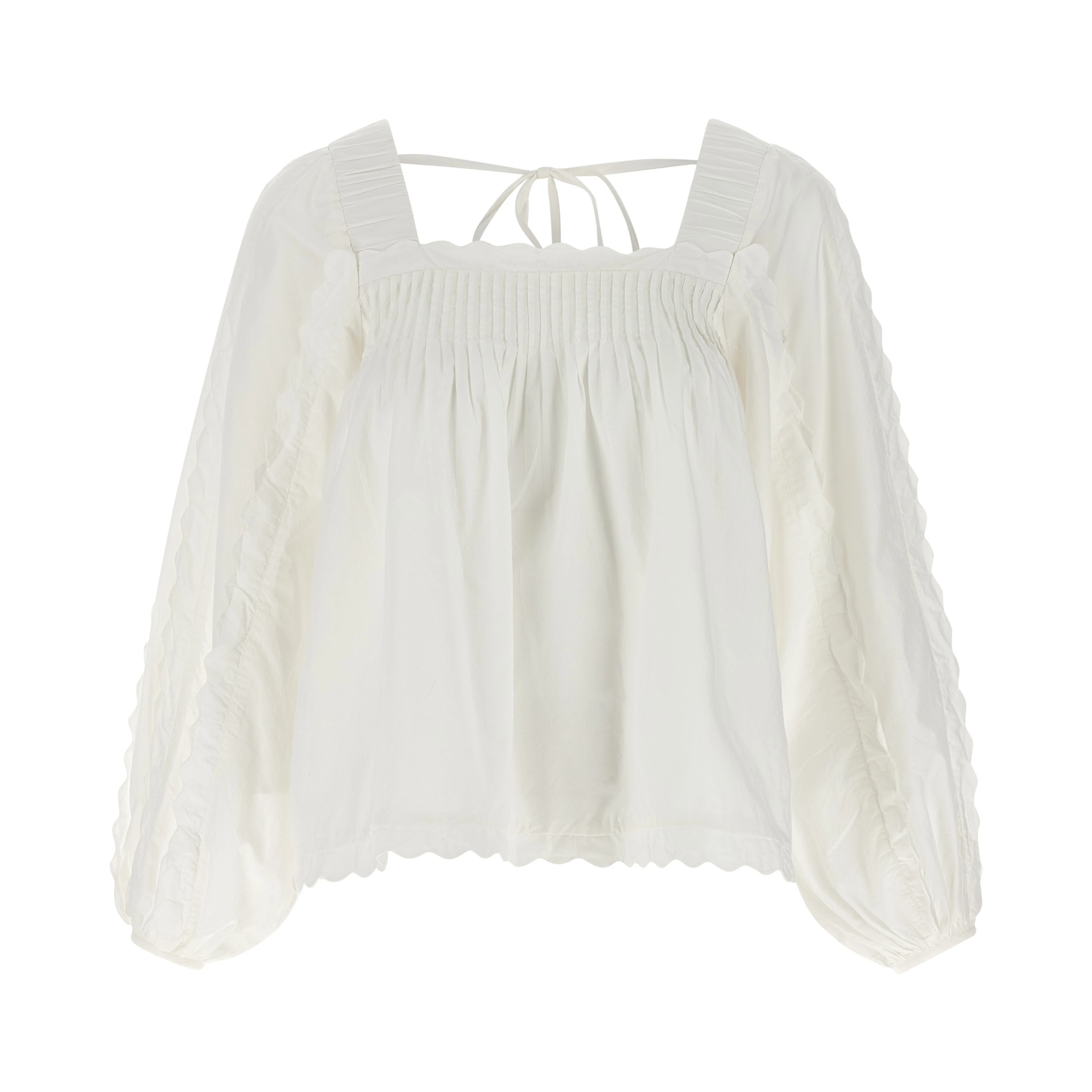 White Cotton Blouse