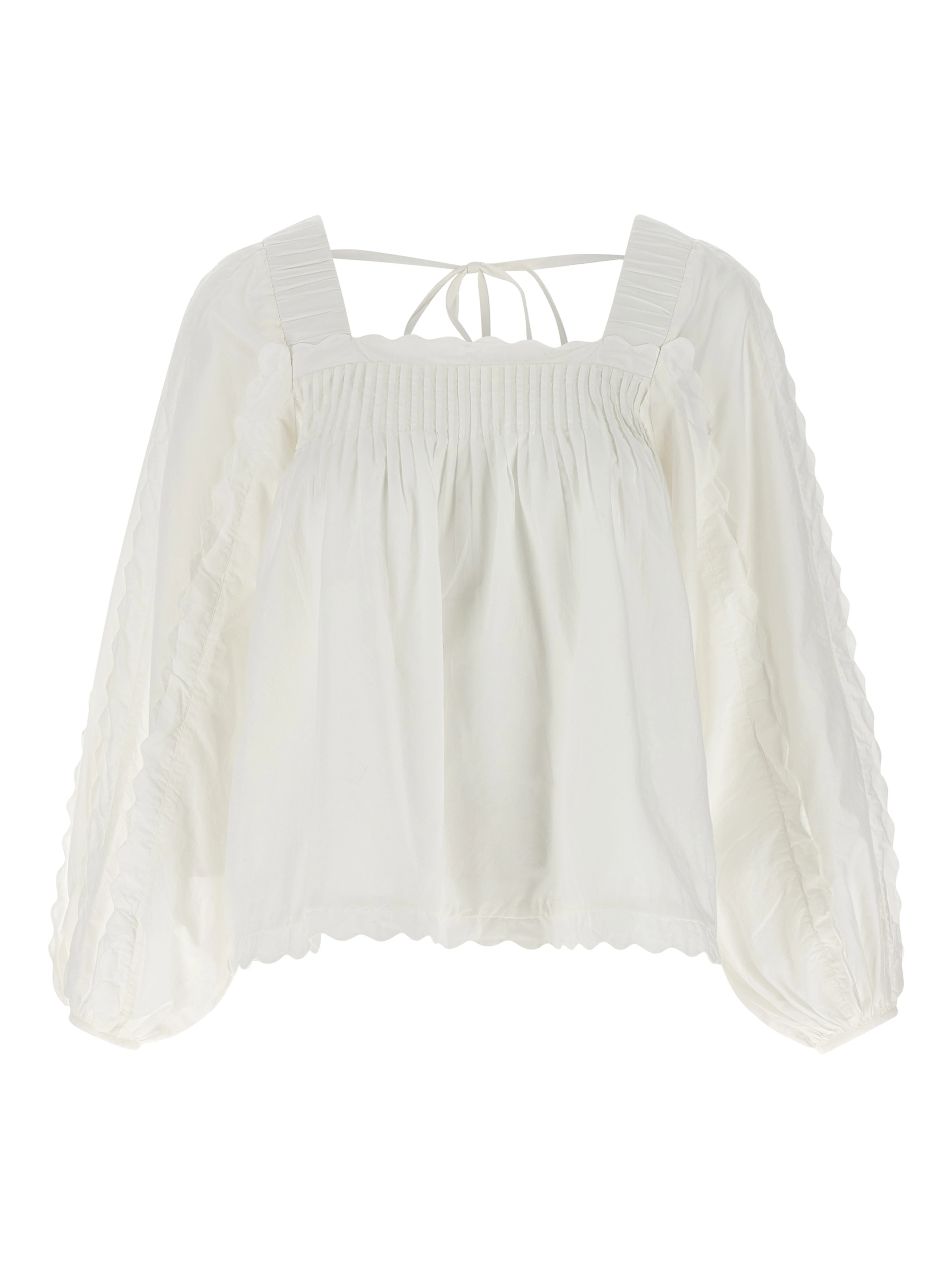 White Cotton Blouse