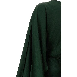 Bicolor Polyester Long Dress