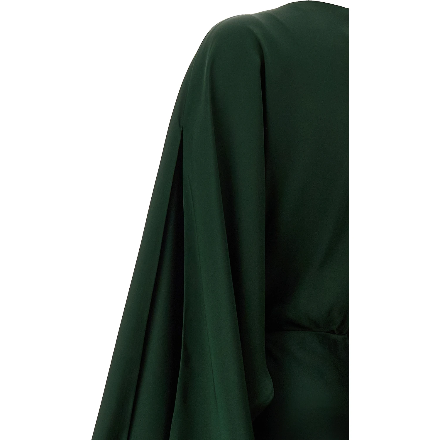 Bicolor Polyester Long Dress