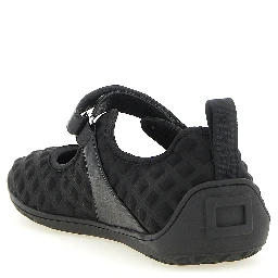 Black Polyamide Ballet Flats