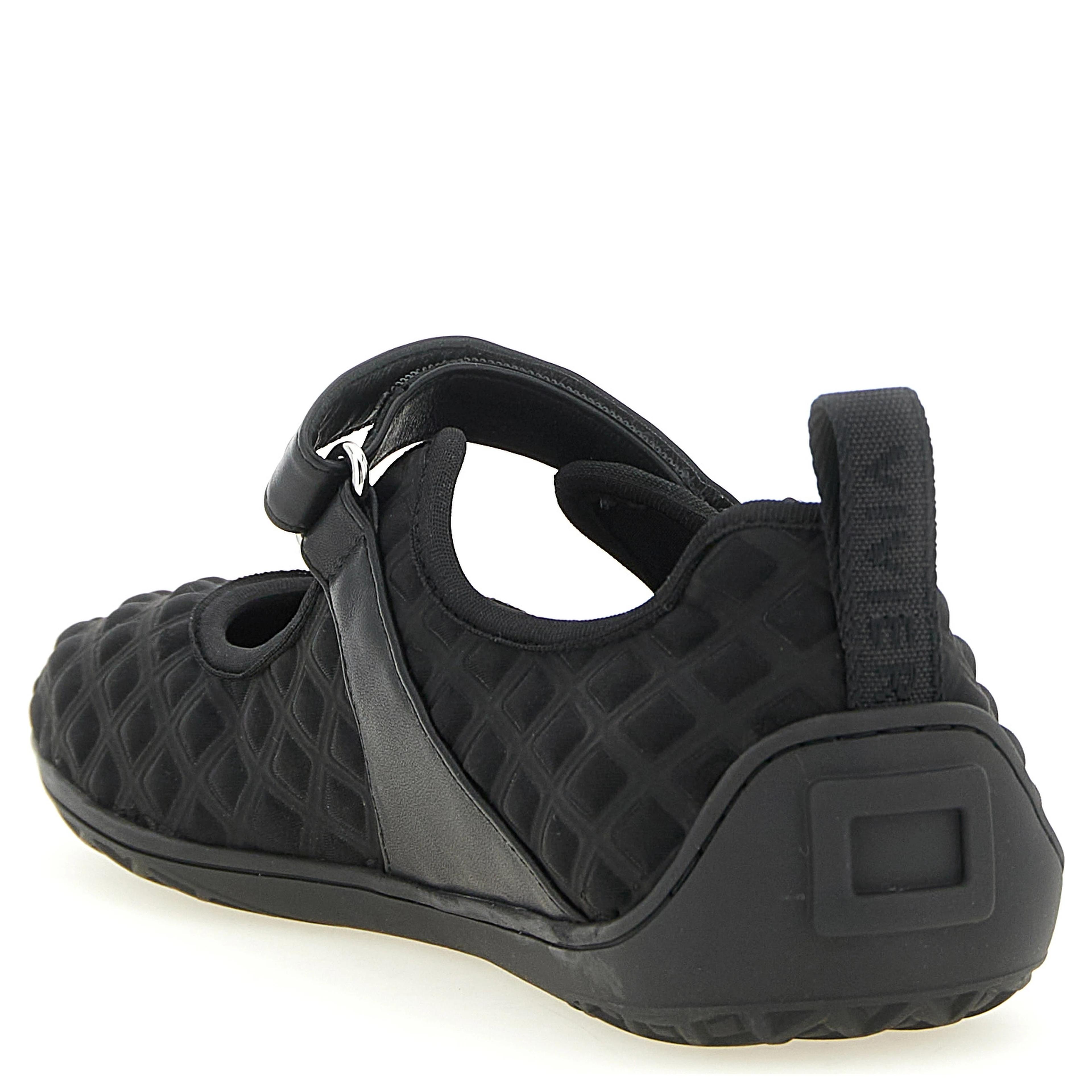 Black Polyamide Ballet Flats