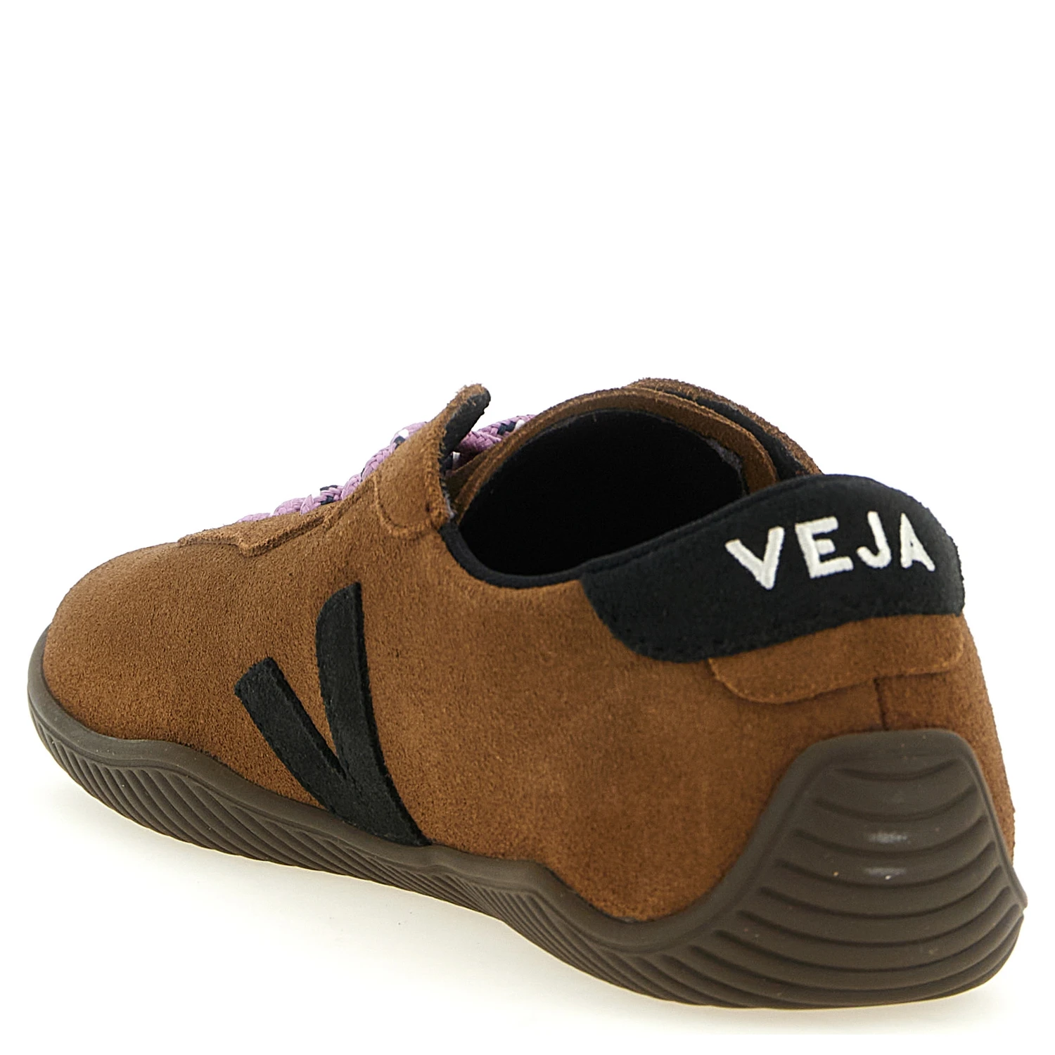 Brown Calfskin Low Top Sneakers