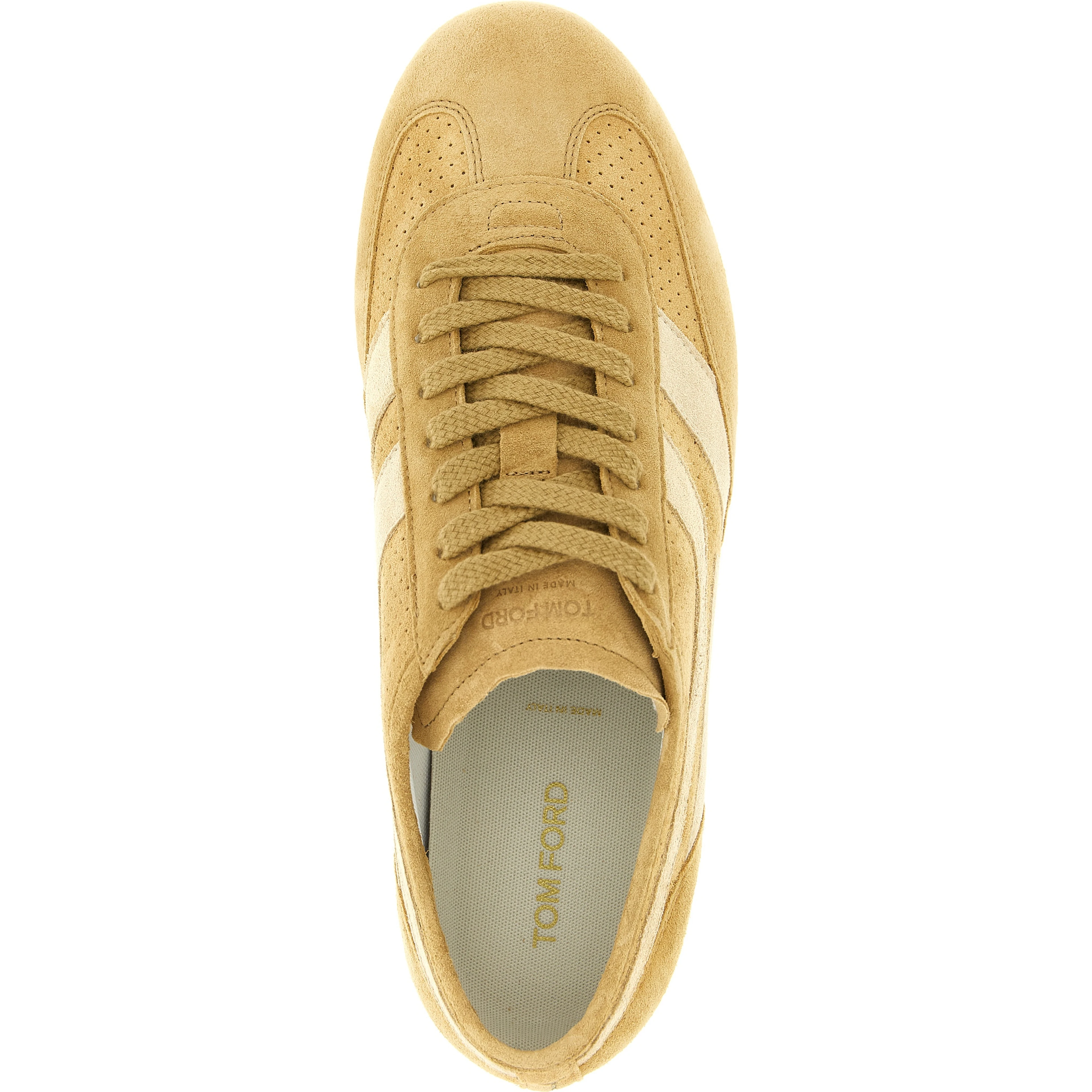 Beige Calfskin Sneakers