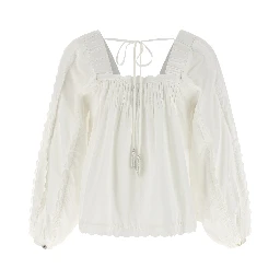 White Cotton Blouse