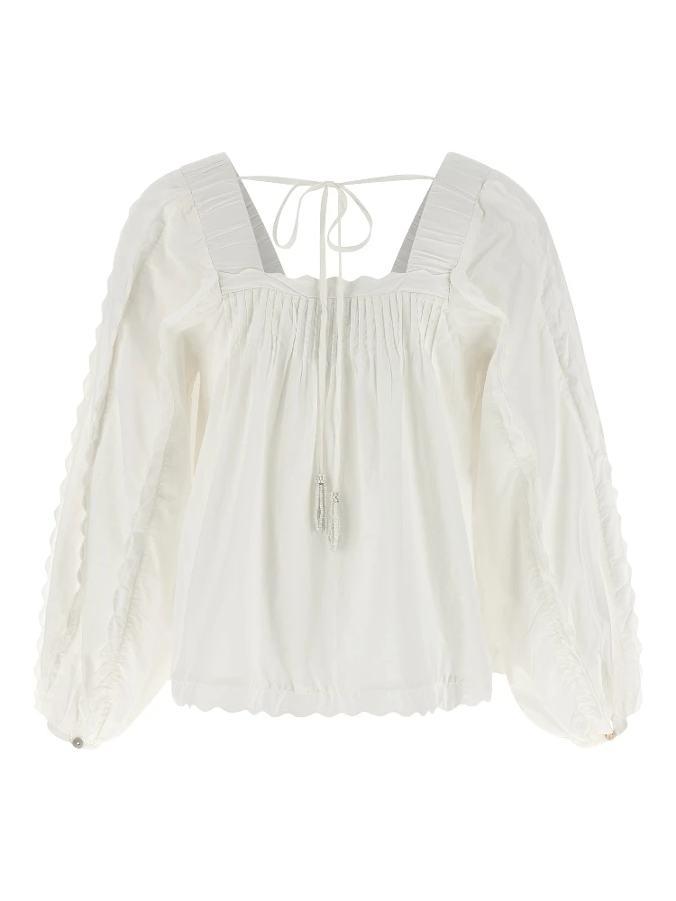 White Cotton Blouse alternative