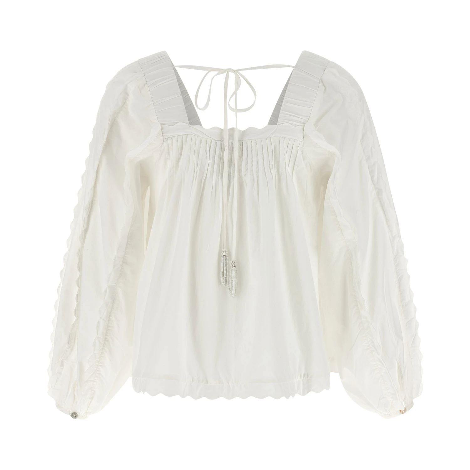 White Cotton Blouse