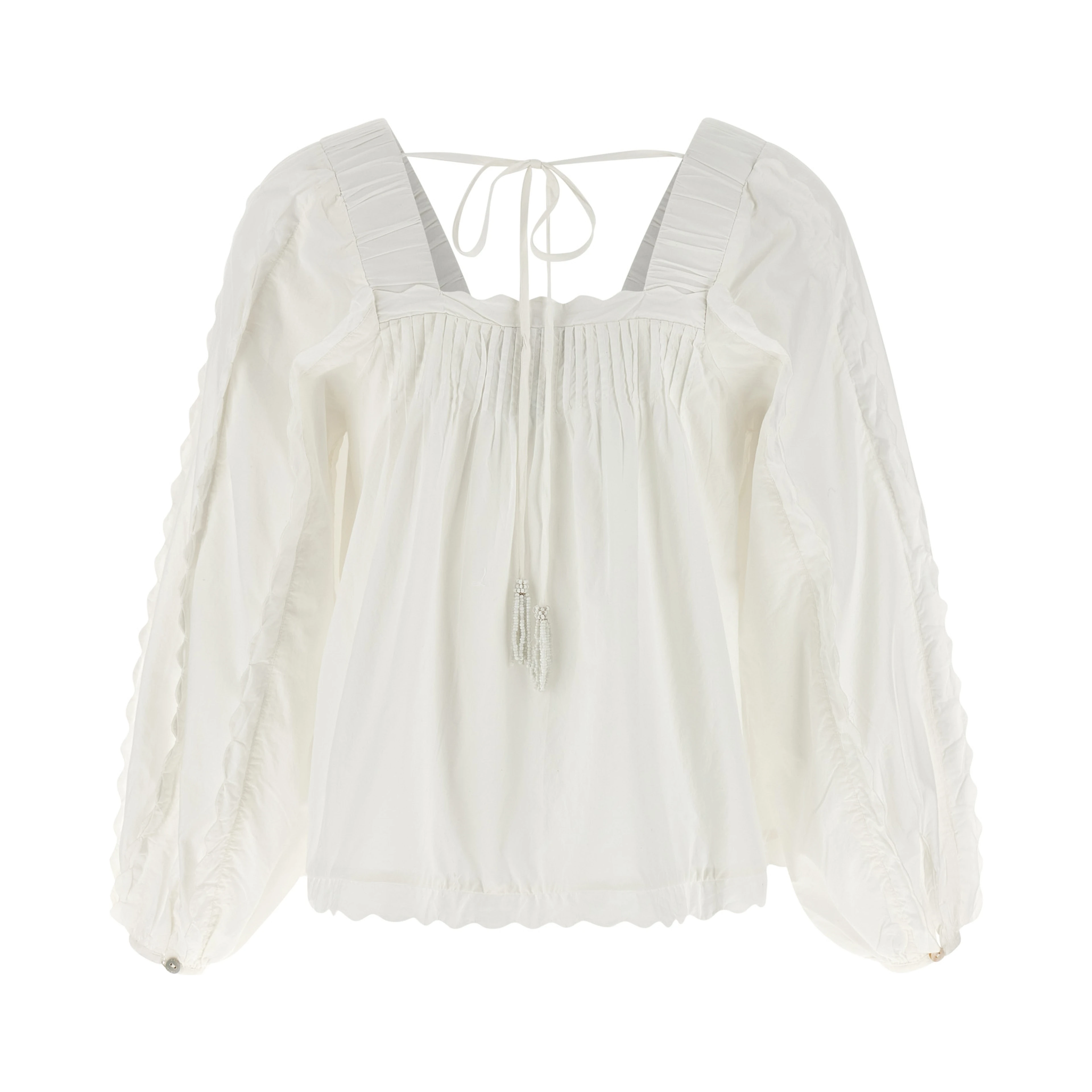White Cotton Blouse
