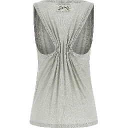 Gray Cotton Tank Tops