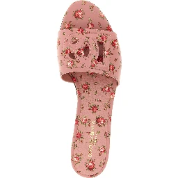 Multicolor Calfskin Slides