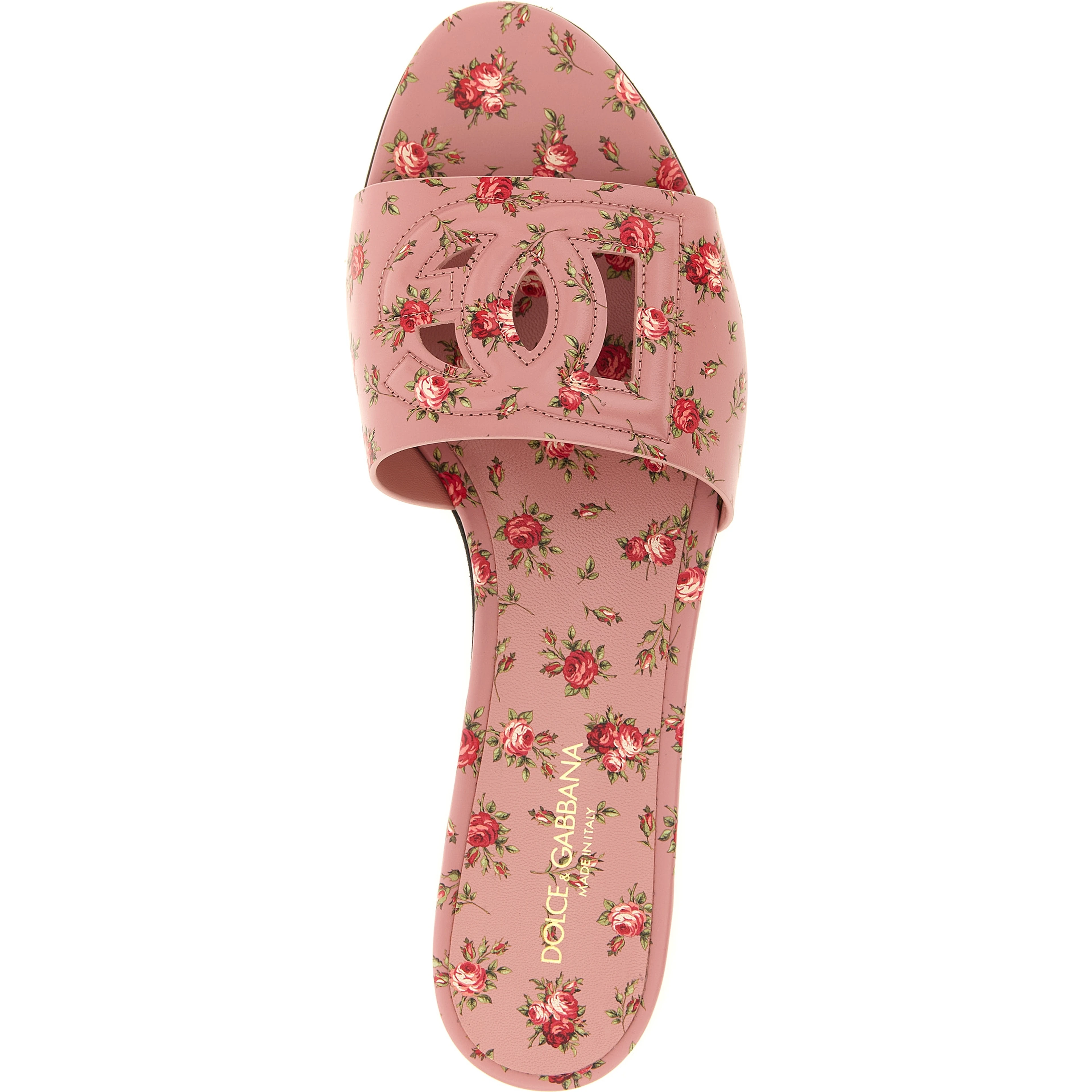 Multicolor Calfskin Slides
